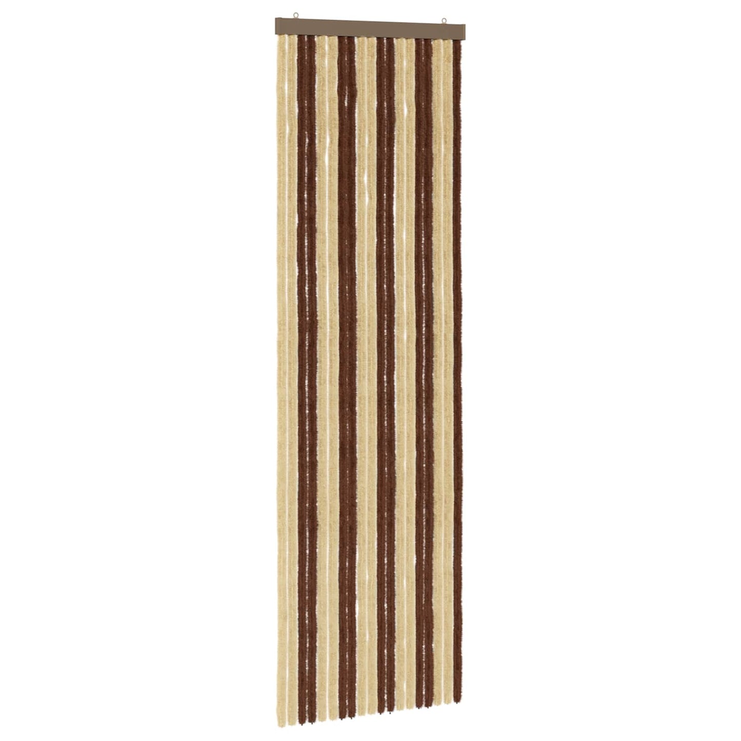 Insektgardin Chenille Brun og Beige 56 x 185 cm 100% PP