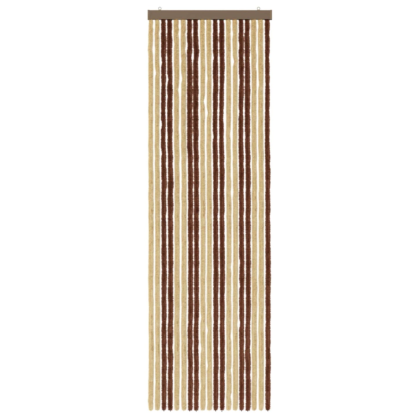 Insektgardin Chenille Brun og Beige 56 x 185 cm 100% PP