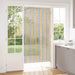 Insektgardin Chenille Grå og Beige 100 x 200 cm 100% PP