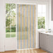Insektgardin Chenille Grå og Beige 100 x 230 cm 100% PP