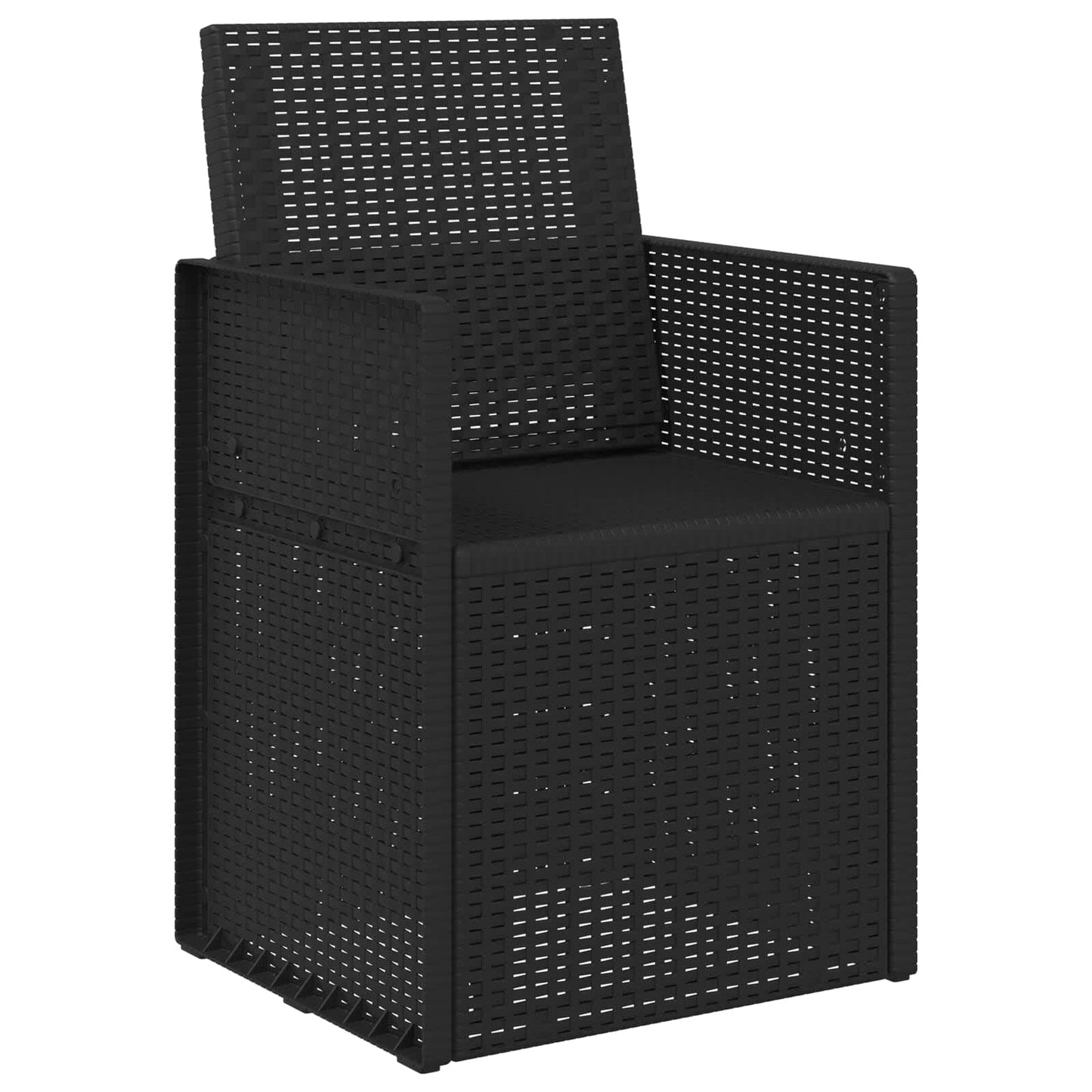 Hage Spise Stoler 2 pcs Antrasitt 53 x 47 x 88,5 cm PP
