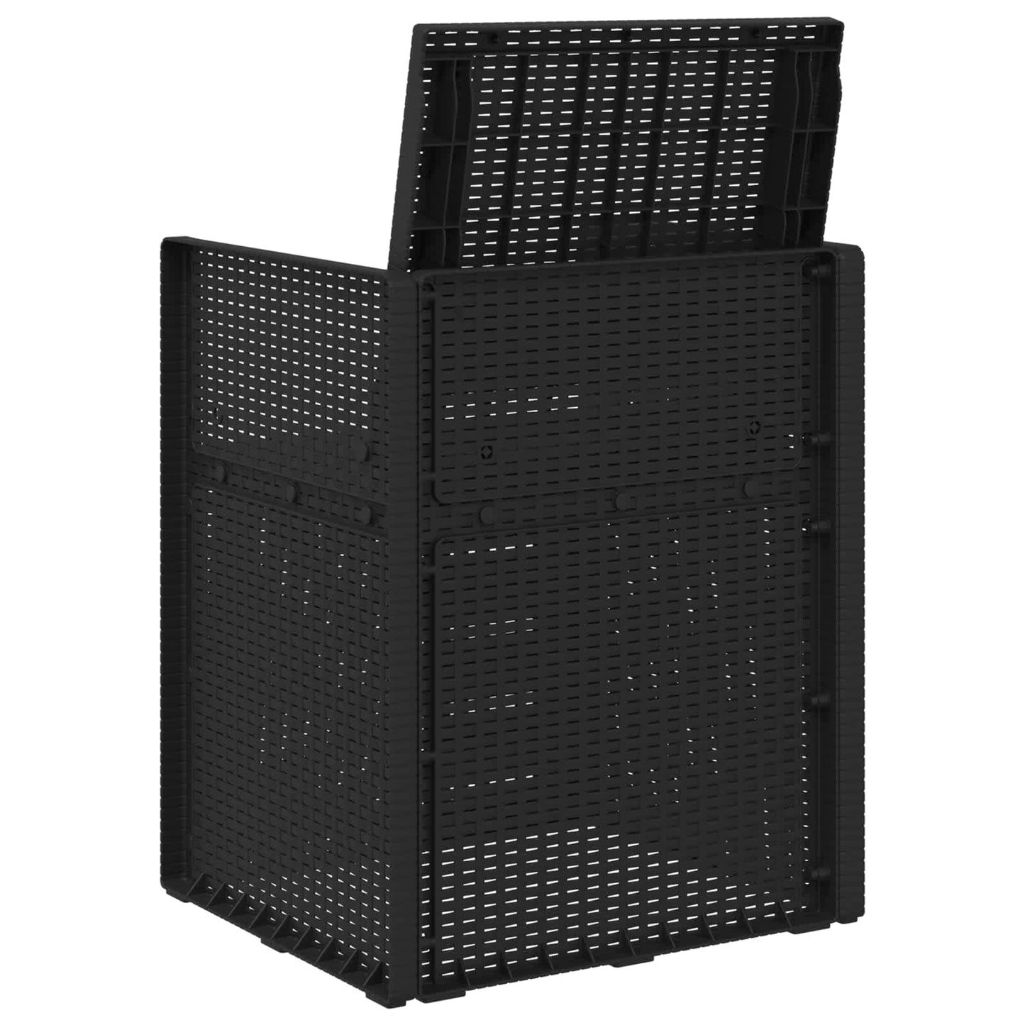 Hage Spise Stoler 2 pcs Antrasitt 53 x 47 x 88,5 cm PP