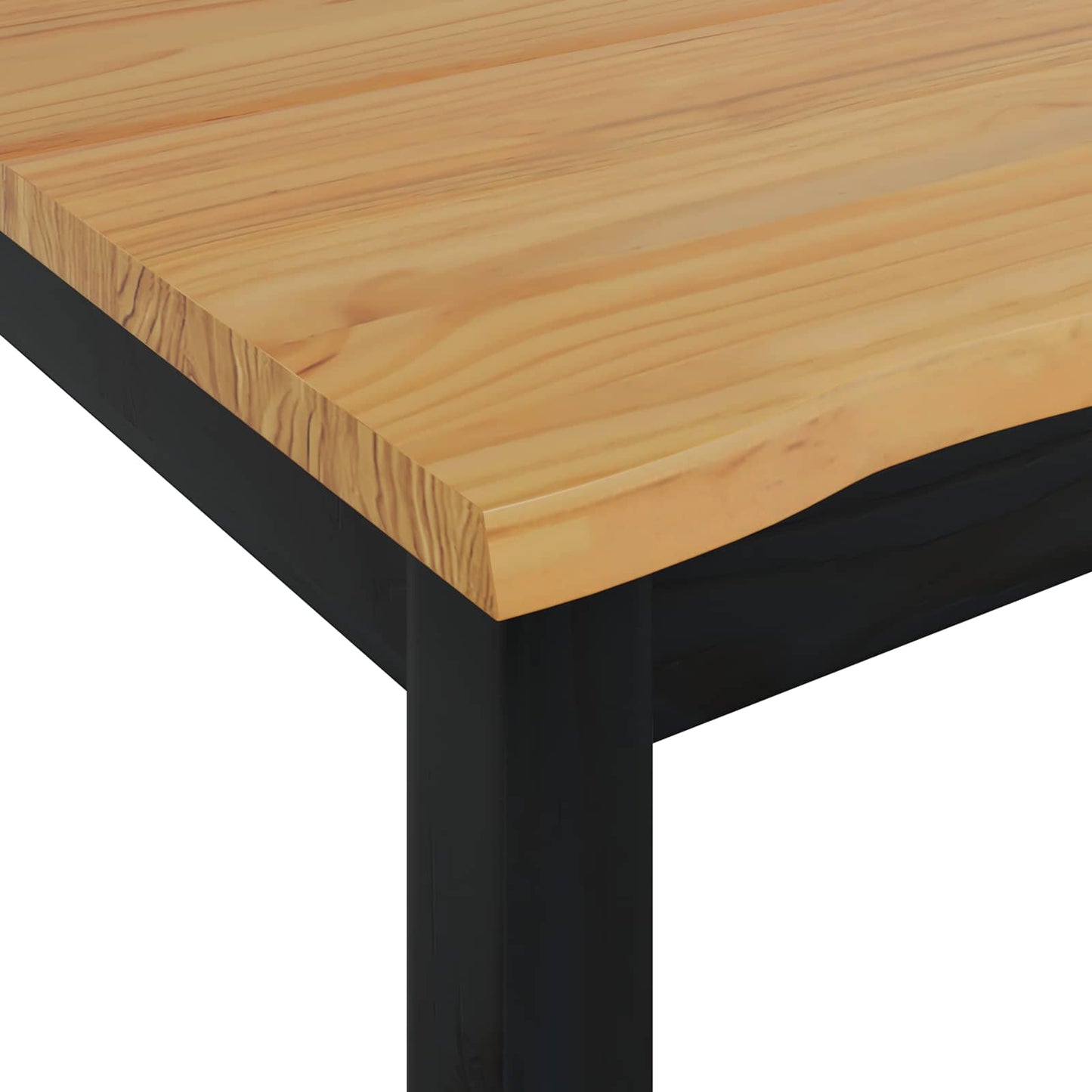 Spisebord EKAI Svart 112 x 70 x 76,5 cm Heltre furu
