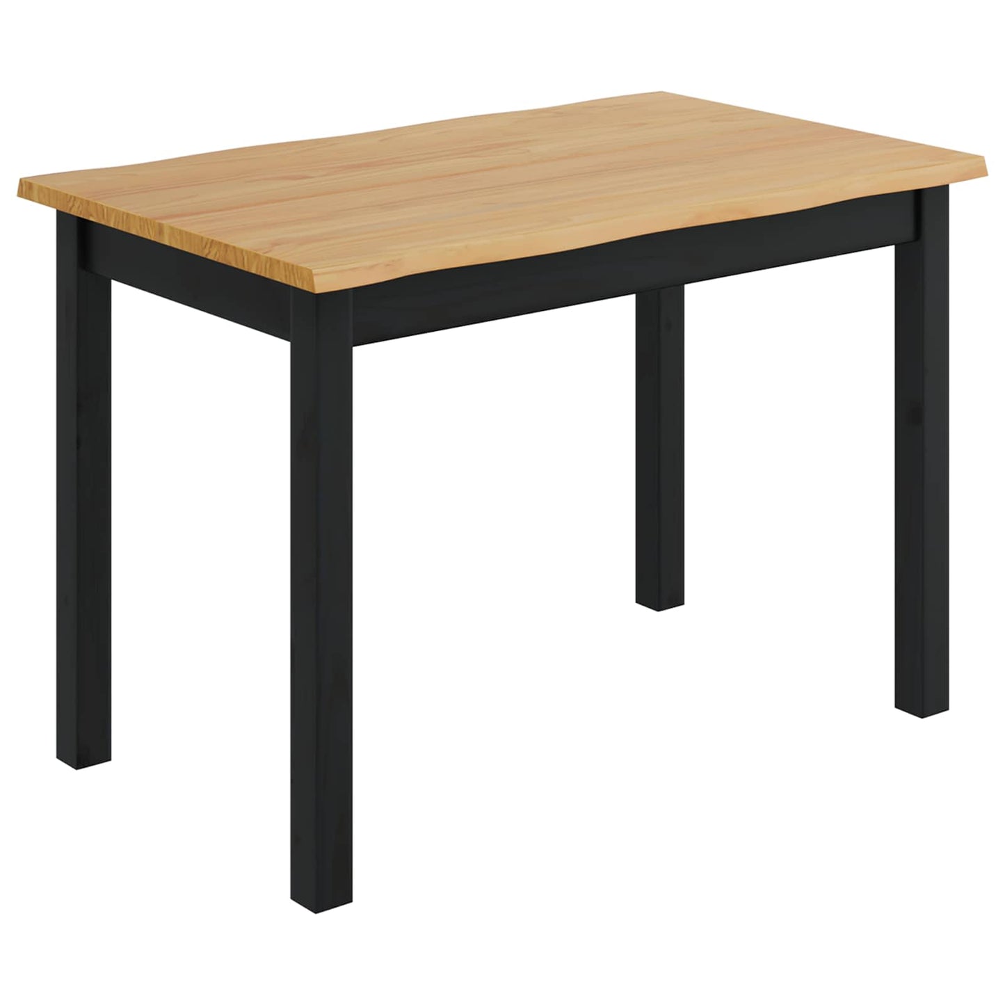 Spisebord EKAI Svart 112 x 70 x 76,5 cm Heltre furu