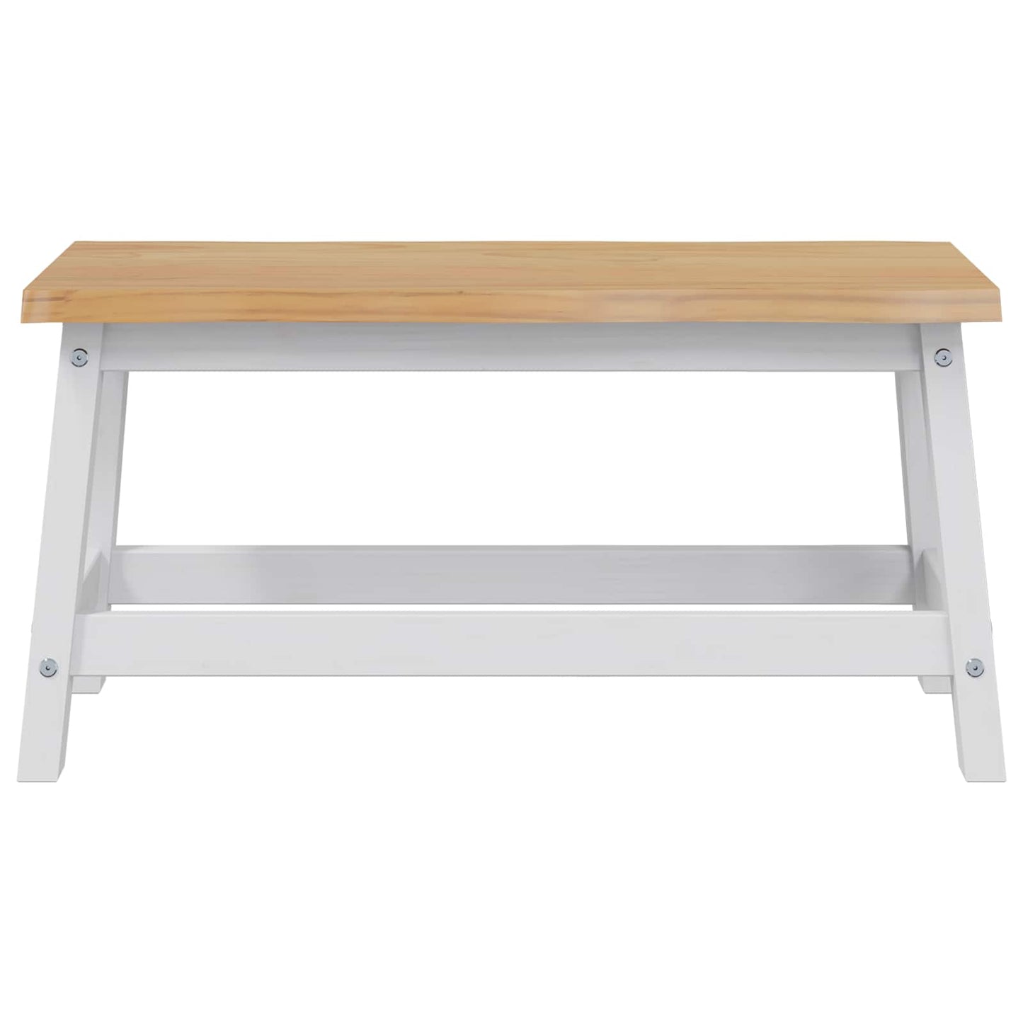 Spisebenk EKAI Hvit 91,5 x 29 x 45,5 cm Heltre furu