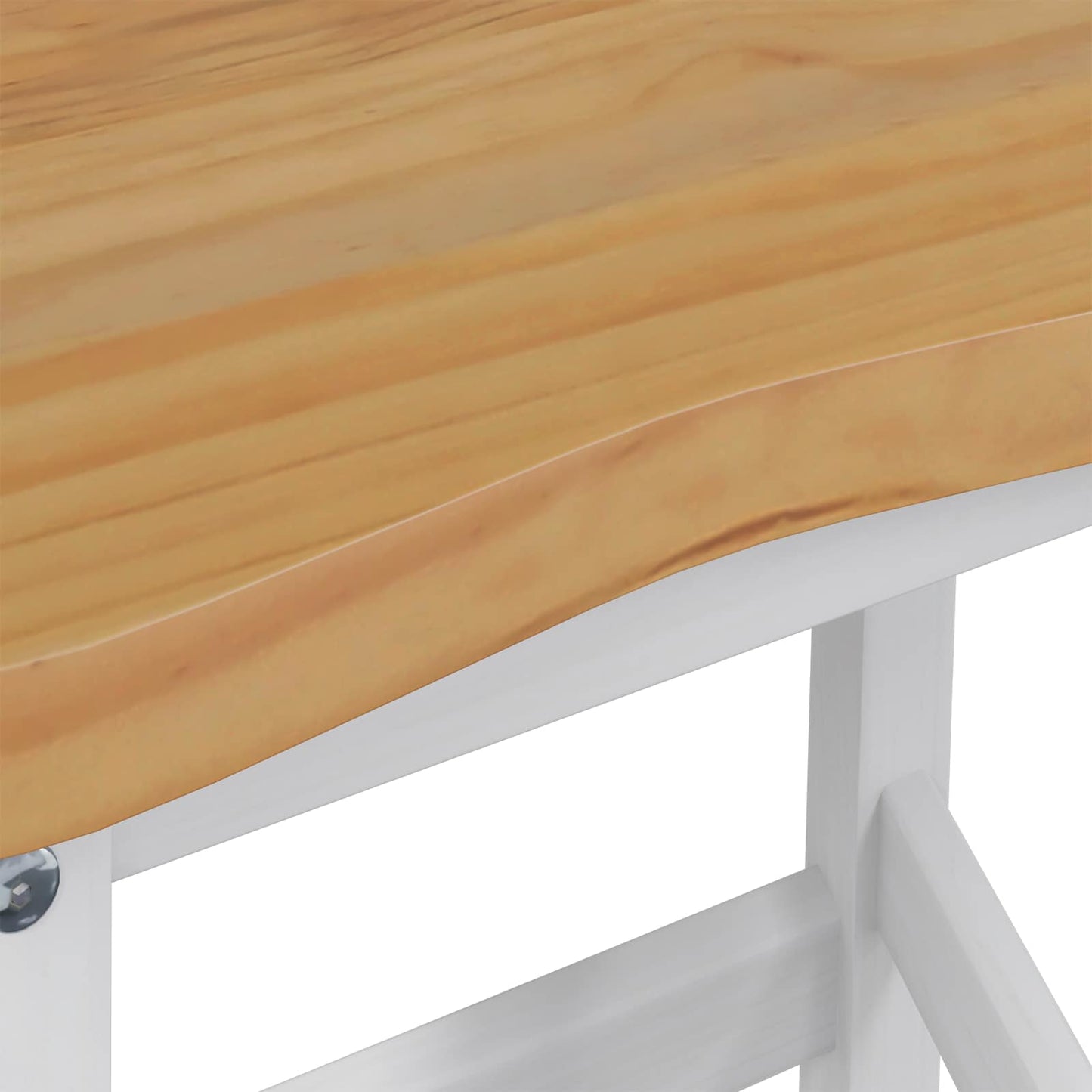 Høy Barstol EKAI 2 pcs Hvit 40 x 29 x 63 cm Heltre furu
