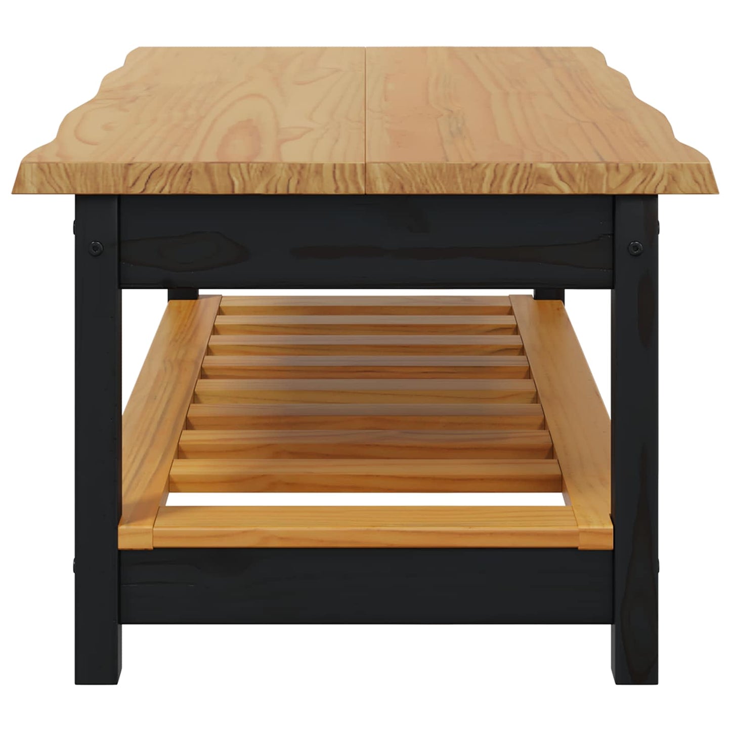 Kaffebord EKAI Svart 100 x 60 x 45,5 cm Heltre furu