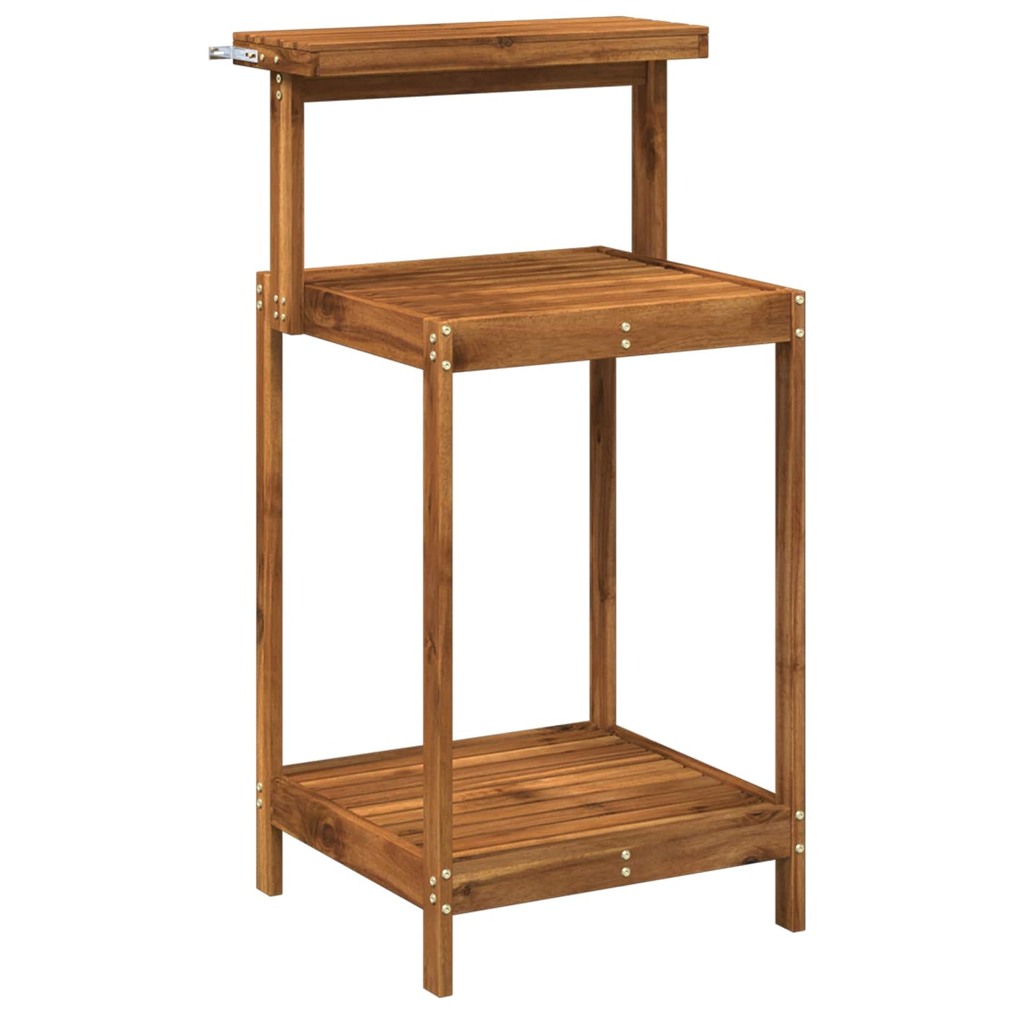 Utendørs pottingbenk 56,5 x 48,5 x 107 cm Solid akasietre