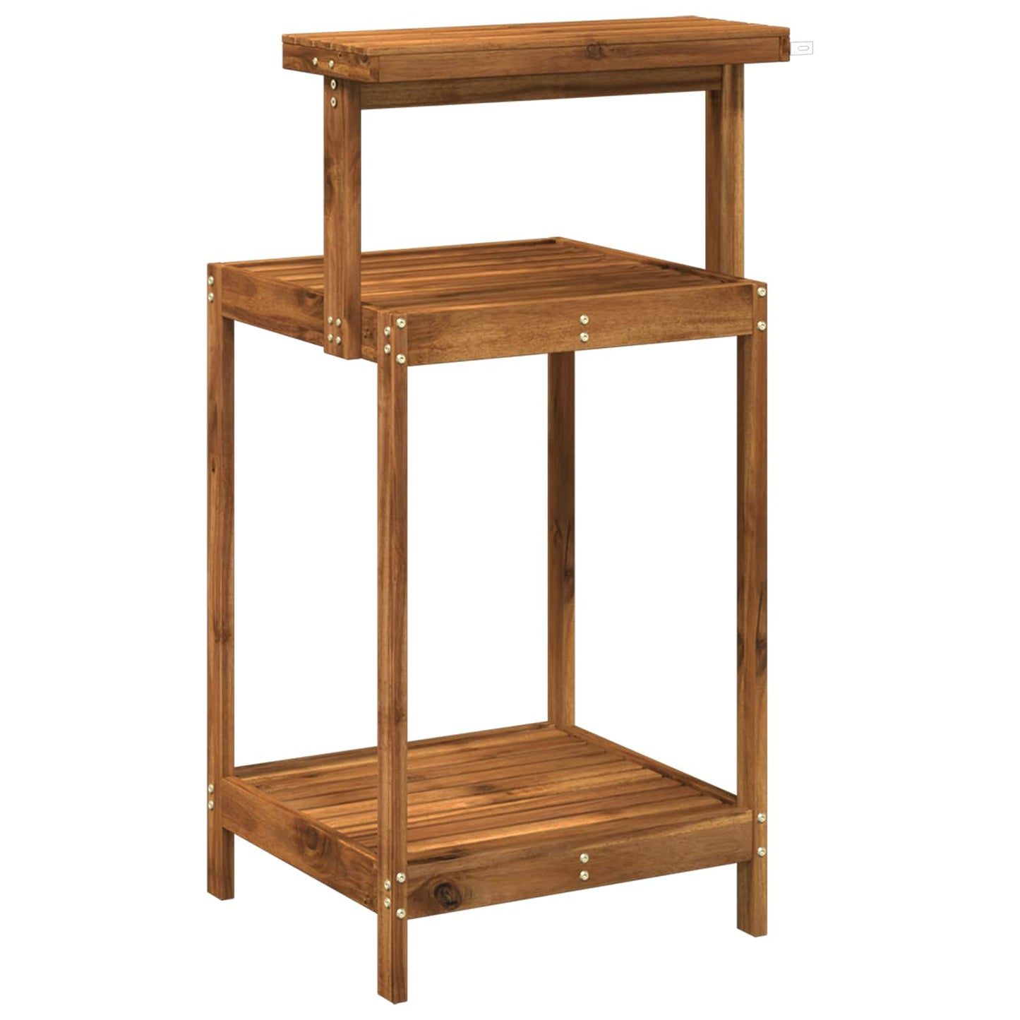 Utendørs pottingbenk 56,5 x 48,5 x 107 cm Solid akasietre