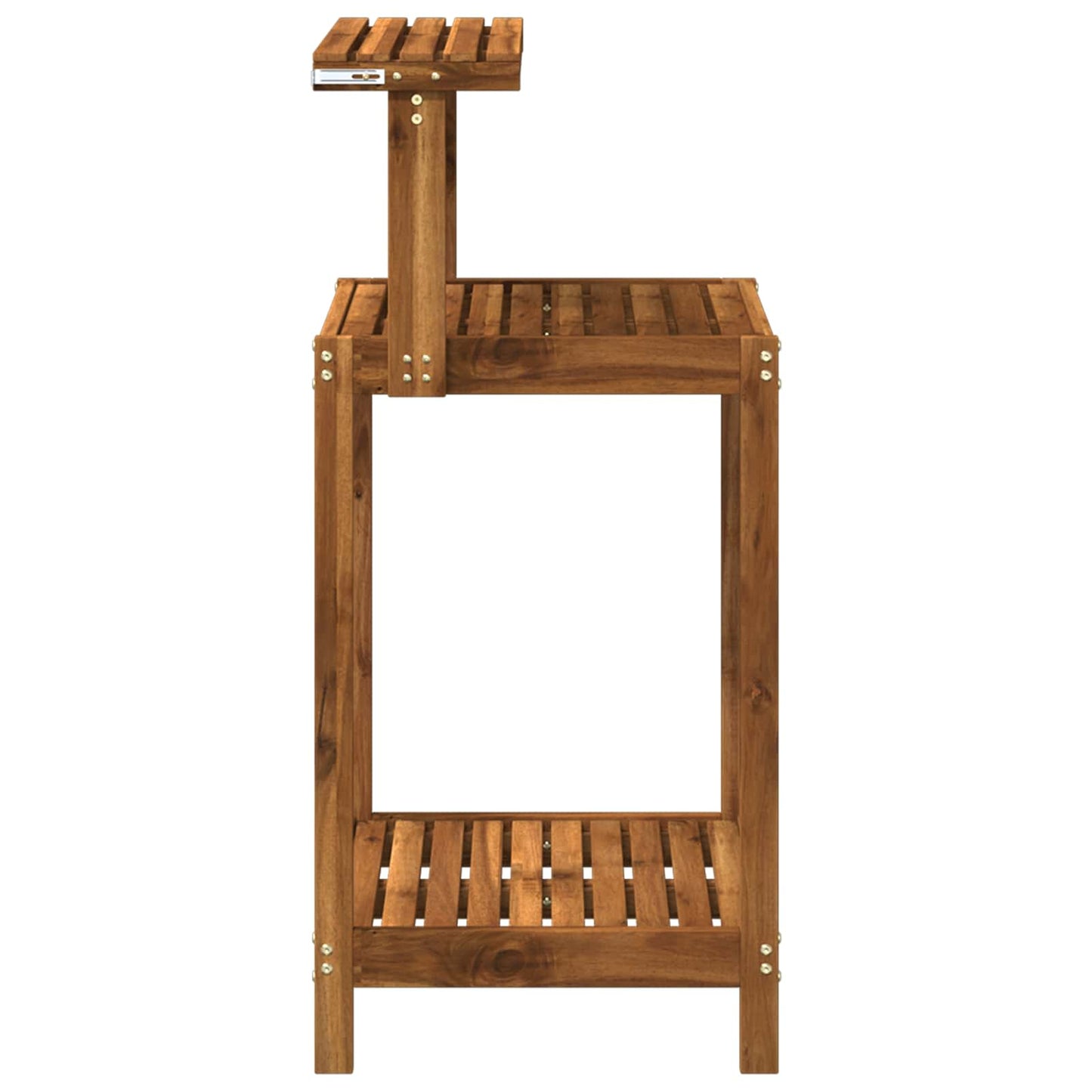 Utendørs pottingbenk 56,5 x 48,5 x 107 cm Solid akasietre