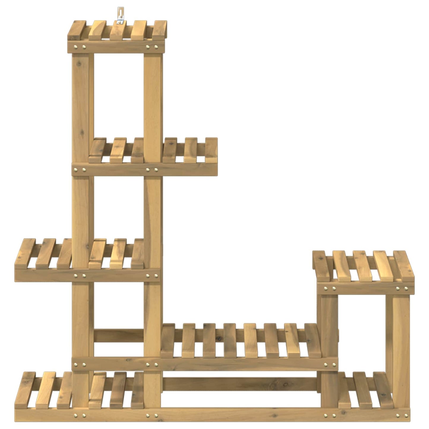 Planteholder Hvit 93,5 x 25 x 91,5 cm Solid akasietre