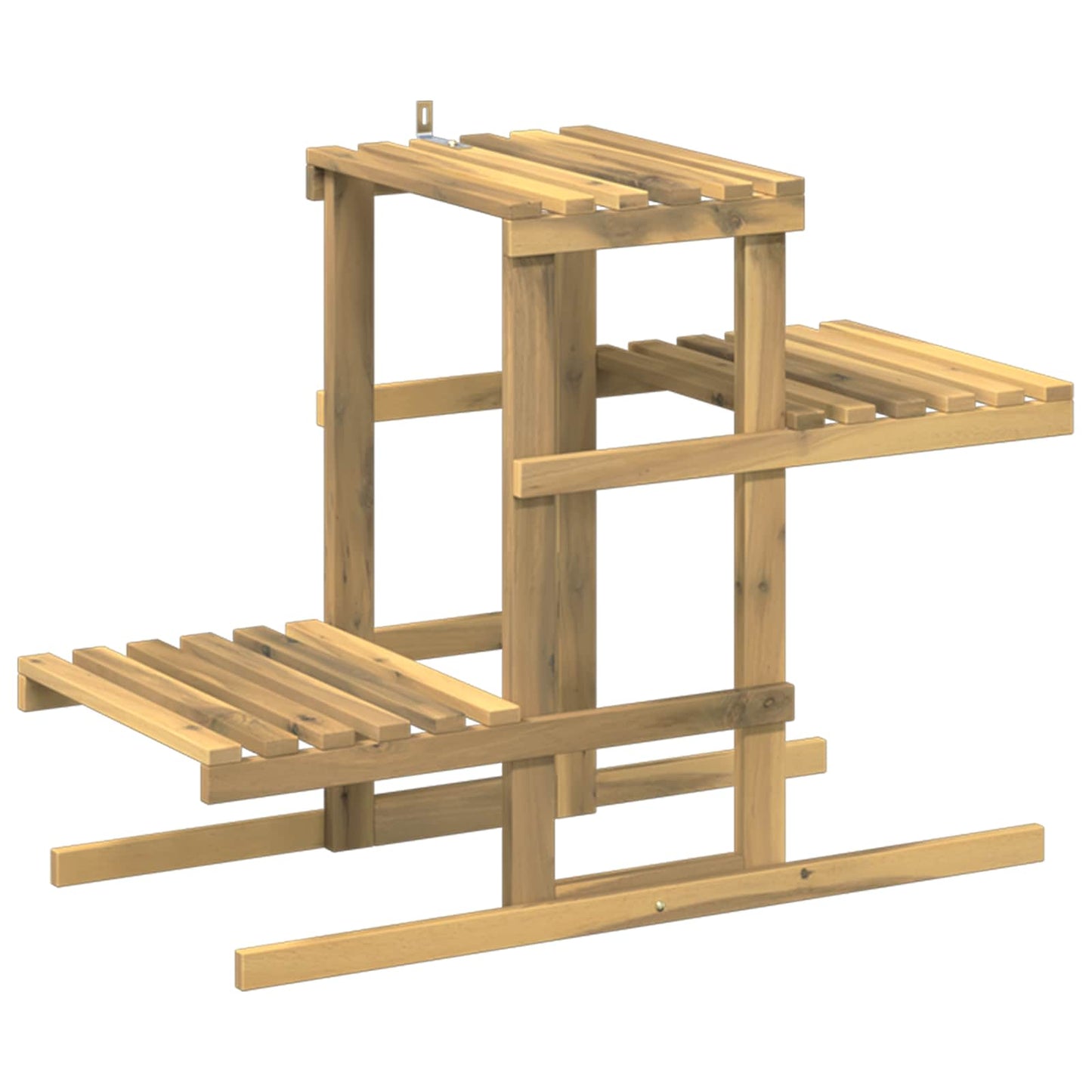 Planteholder Hvit 82 x 36 x 60 cm Solid akasietre