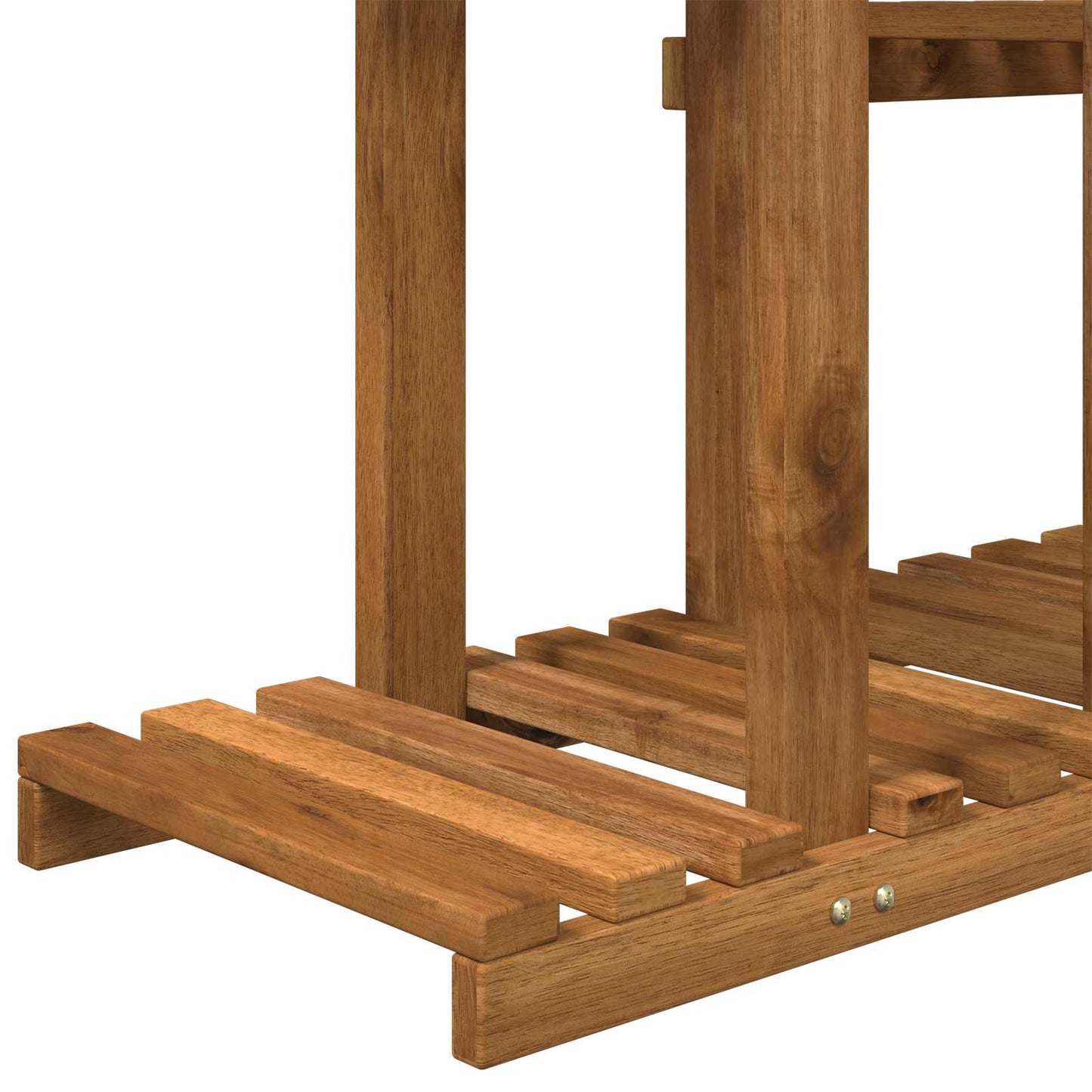 Planteholder Naturlig 123 x 25 x 78,5 cm Solid akasietre