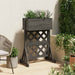 Vertikal hageblomsttrellis Grå 48 x 30 x 70,5 cm