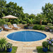 Solar Pool Cover Heavy Quality Ø 488 cm 200 μm Rund PE Blå
