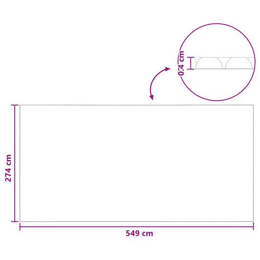 Soldeksel Ekstra Kraftig 549 x 274 cm 400 μm Torget PE Blå