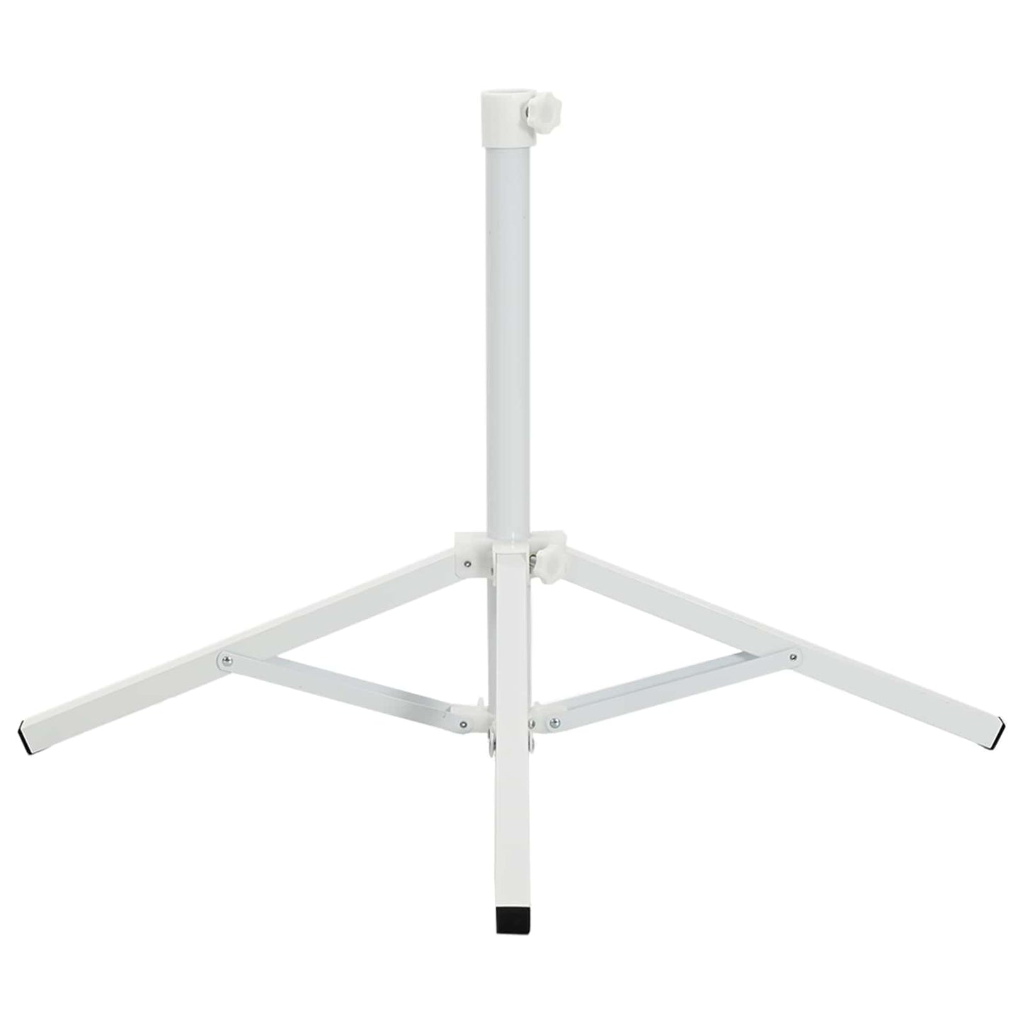 Parasol Stativ Hvit Stål for 25-32 mm Stang