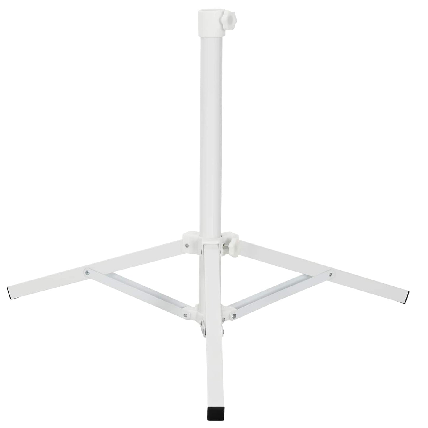 Parasol Stativ Hvit Stål for 25-32 mm Pole