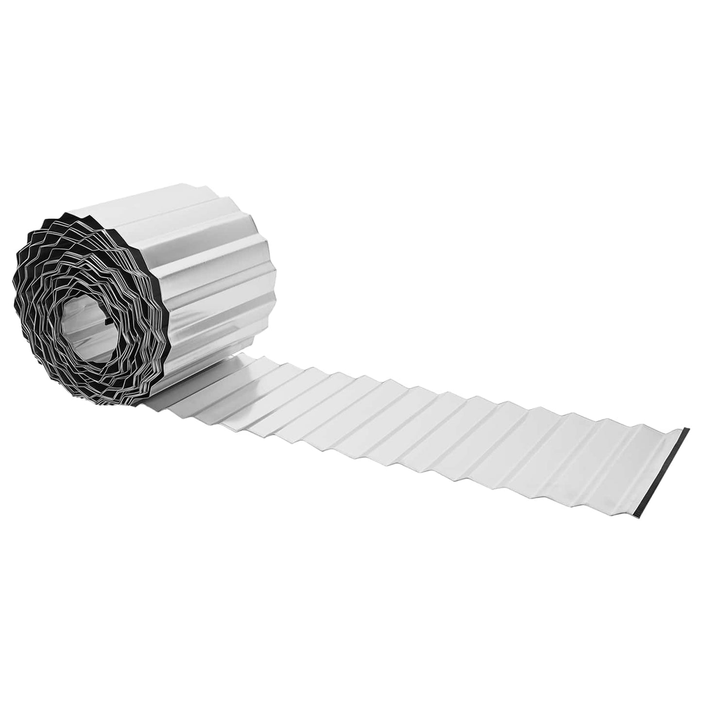 Gjerdekant 20 m x 10 cm Galvanisert stål Sølv