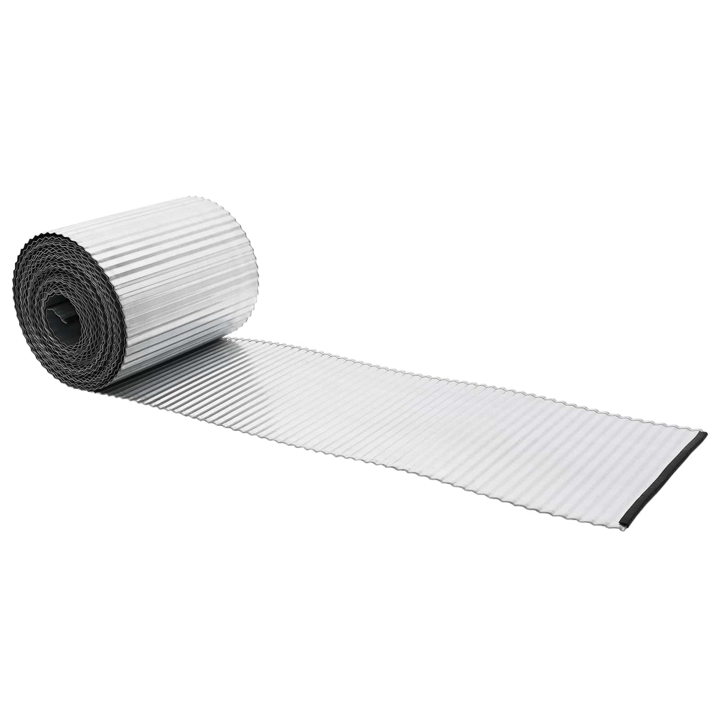 Gjerdekant 10 m x 25 cm Galvanisert stål Sølv