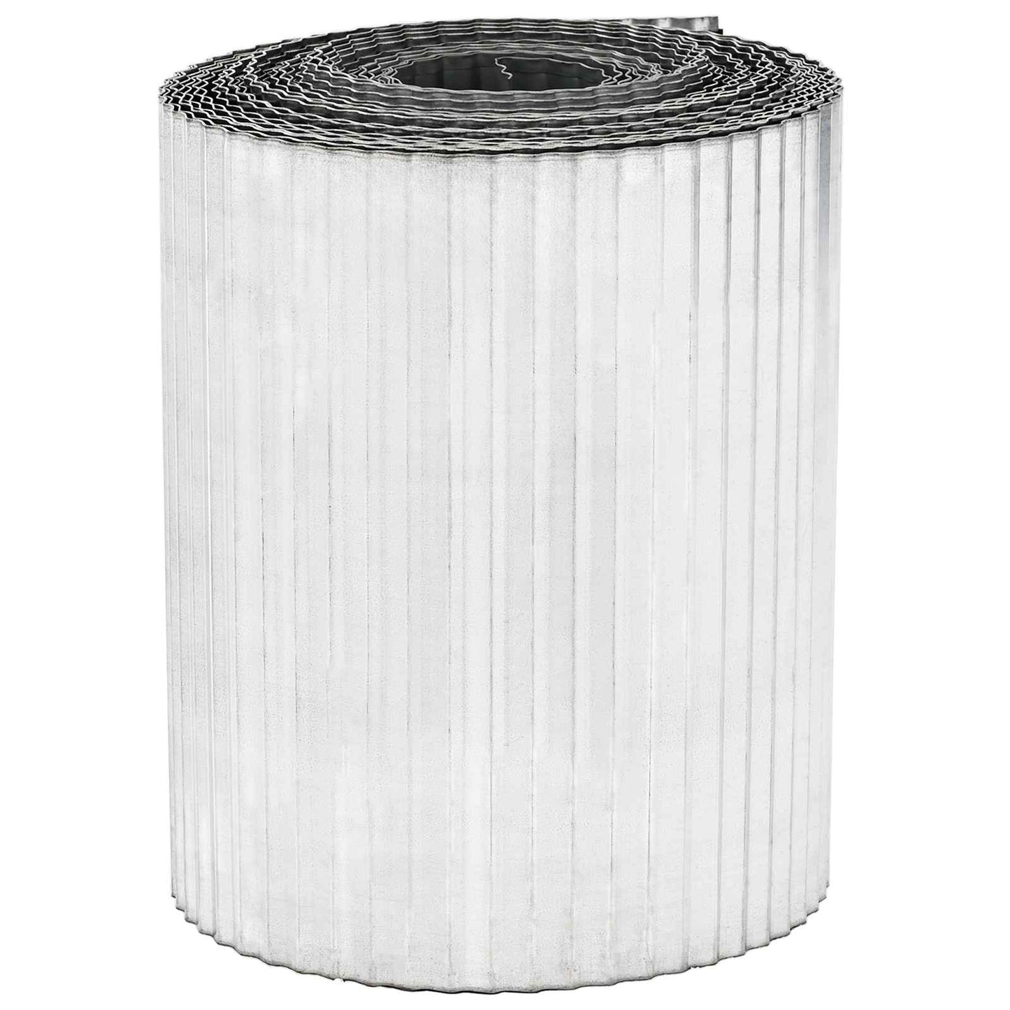 Gjerdekant 20 m x 25 cm Galvanisert stål Sølv