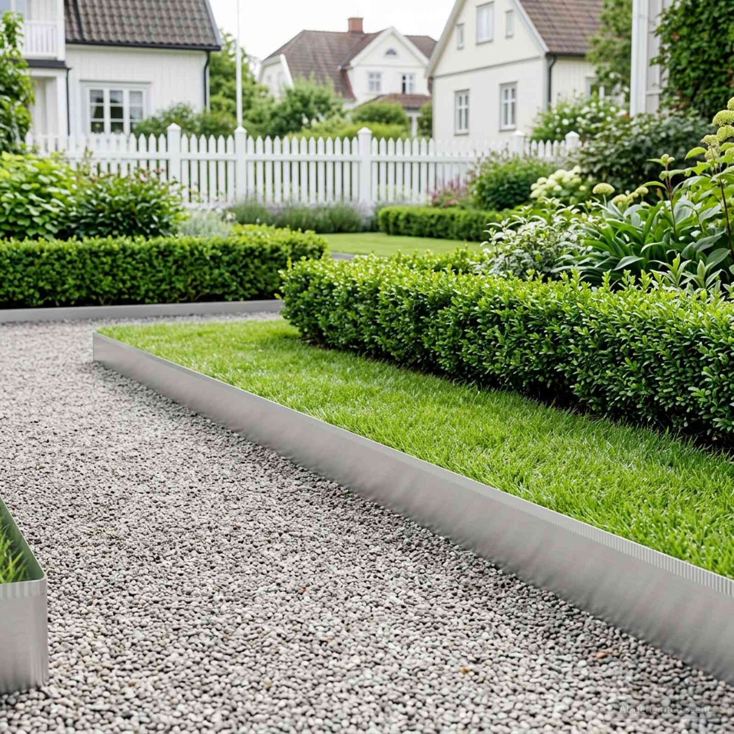 Gjerdekant 10 m x 15 cm Galvanisert stål Sølv