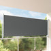 Side Markise 160 x 300 cm Rektangulær Antrasitt