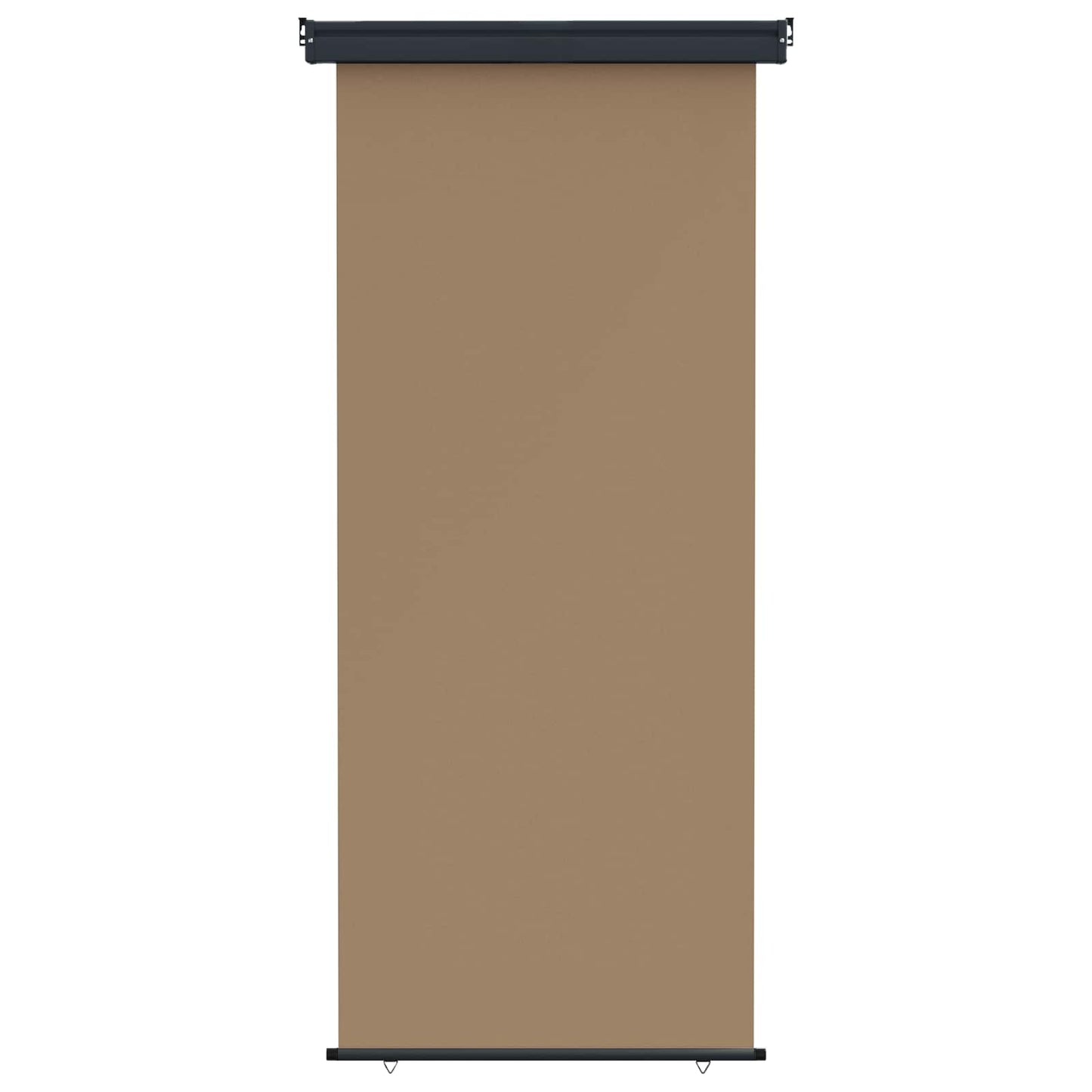 Balkong Side Markise 60 x 250 cm 100% polyester jern stål