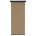 Balkong Side Markise 80 x 250 cm 100% polyester jern stål