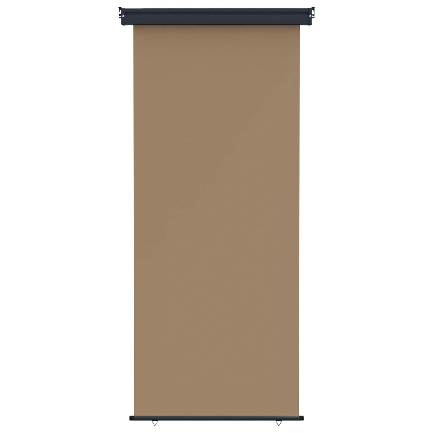Balkong Side Markise 80 x 250 cm 100% polyester jern stål