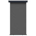 Balkong Side Markise 117 x 250 cm 100% polyester jern stål