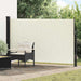 Utklappbart side markise Krem 300 x 170 cm Polyester