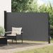 Utklappbart side markise Antrasitt 300 x 170 cm Polyester
