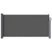 Utklappbart side markise Antrasitt 300 x 100 cm Polyester