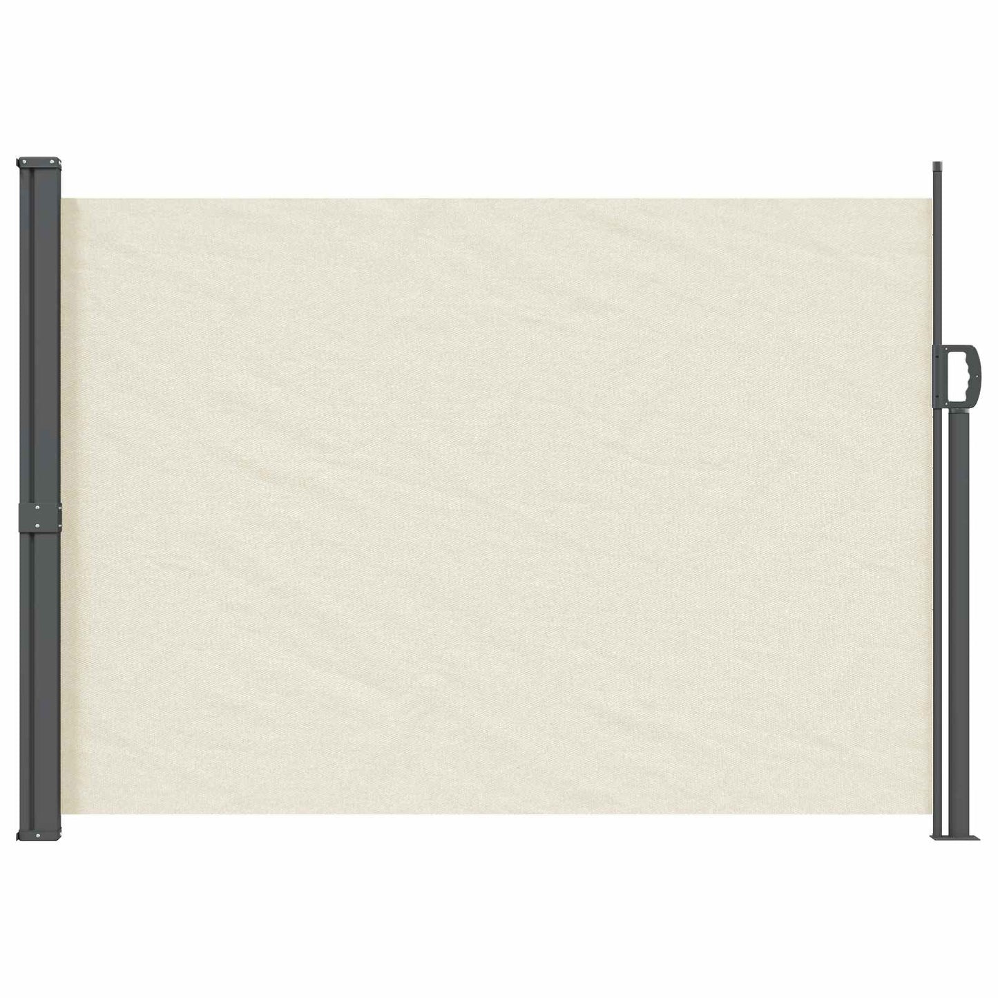Utklappbart side markise 160 x 300 cm 100% polyester jern stål