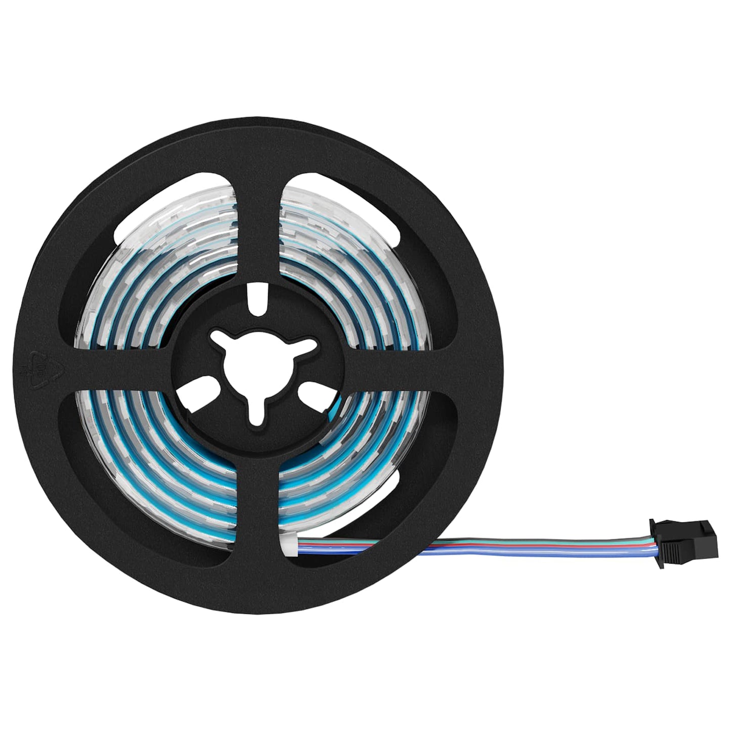 LED Stripe 2 pcs Svart og gjennomsiktig 900 mm Kobber og plast