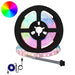 LED Stripe 12 pcs Svart og gjennomsiktig 900 mm Kobber og plast