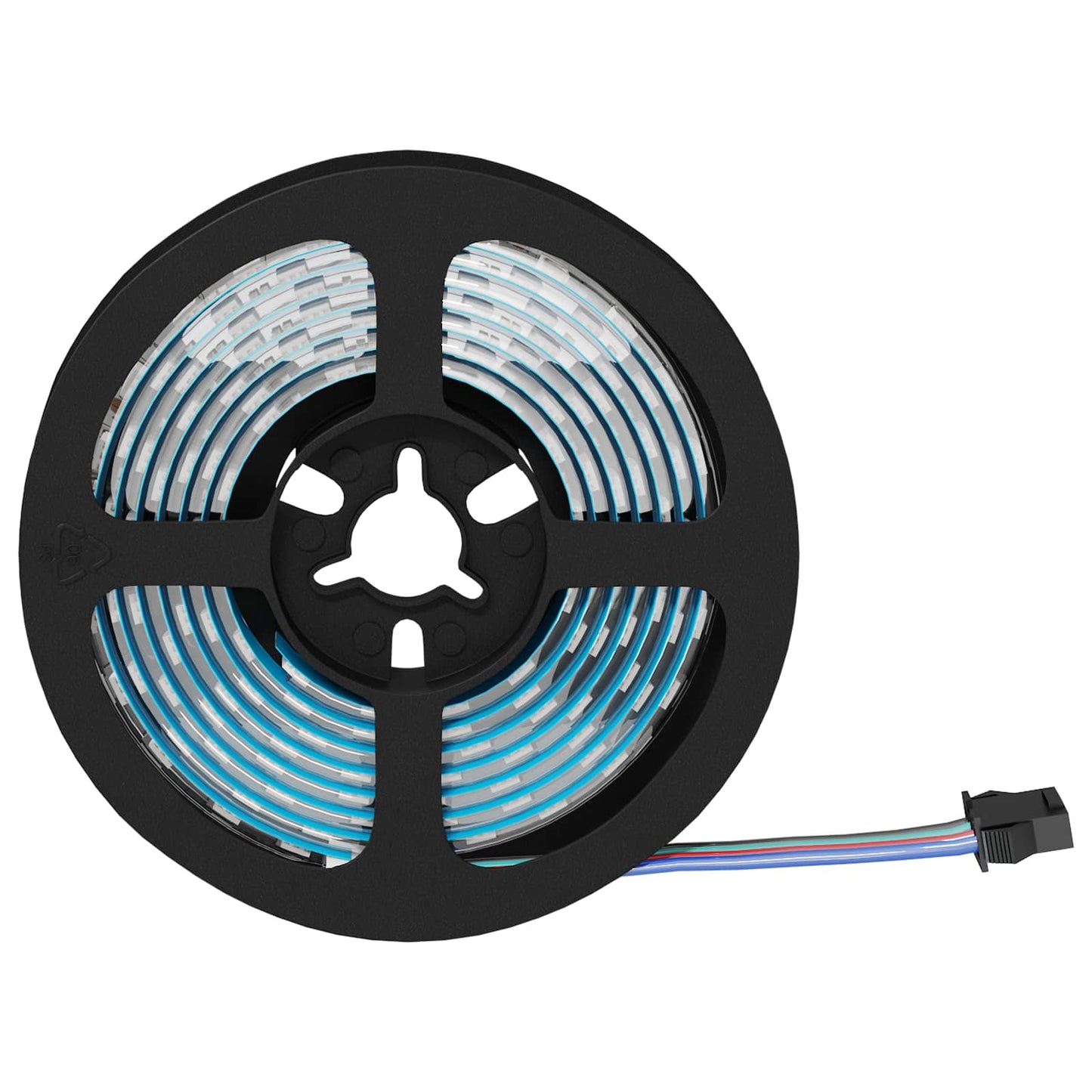 LED Stripe 12 pcs Svart og gjennomsiktig 1700 mm