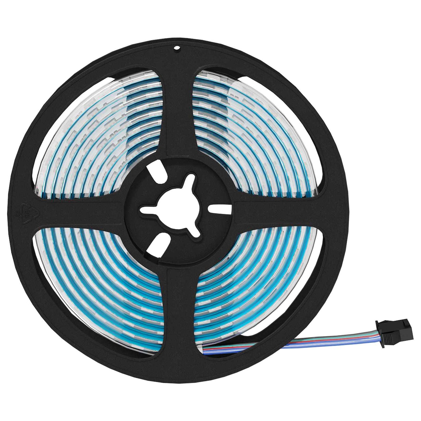 LED Stripe 2 pcs Svart og gjennomsiktig 210 x 0,8 x 0,3 cm