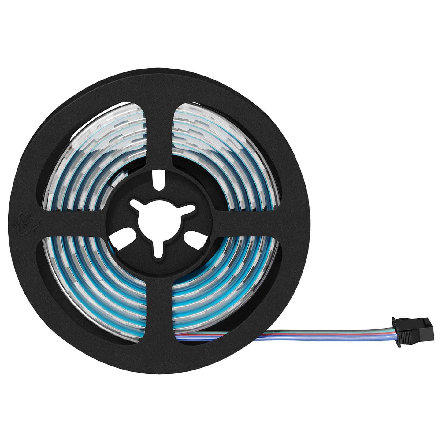 LED Stripe 2 pcs Svart og gjennomsiktig 950 mm Kobber og plast