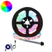 LED Stripe 2 pcs Svart og gjennomsiktig 1000 mm Kobber og plast