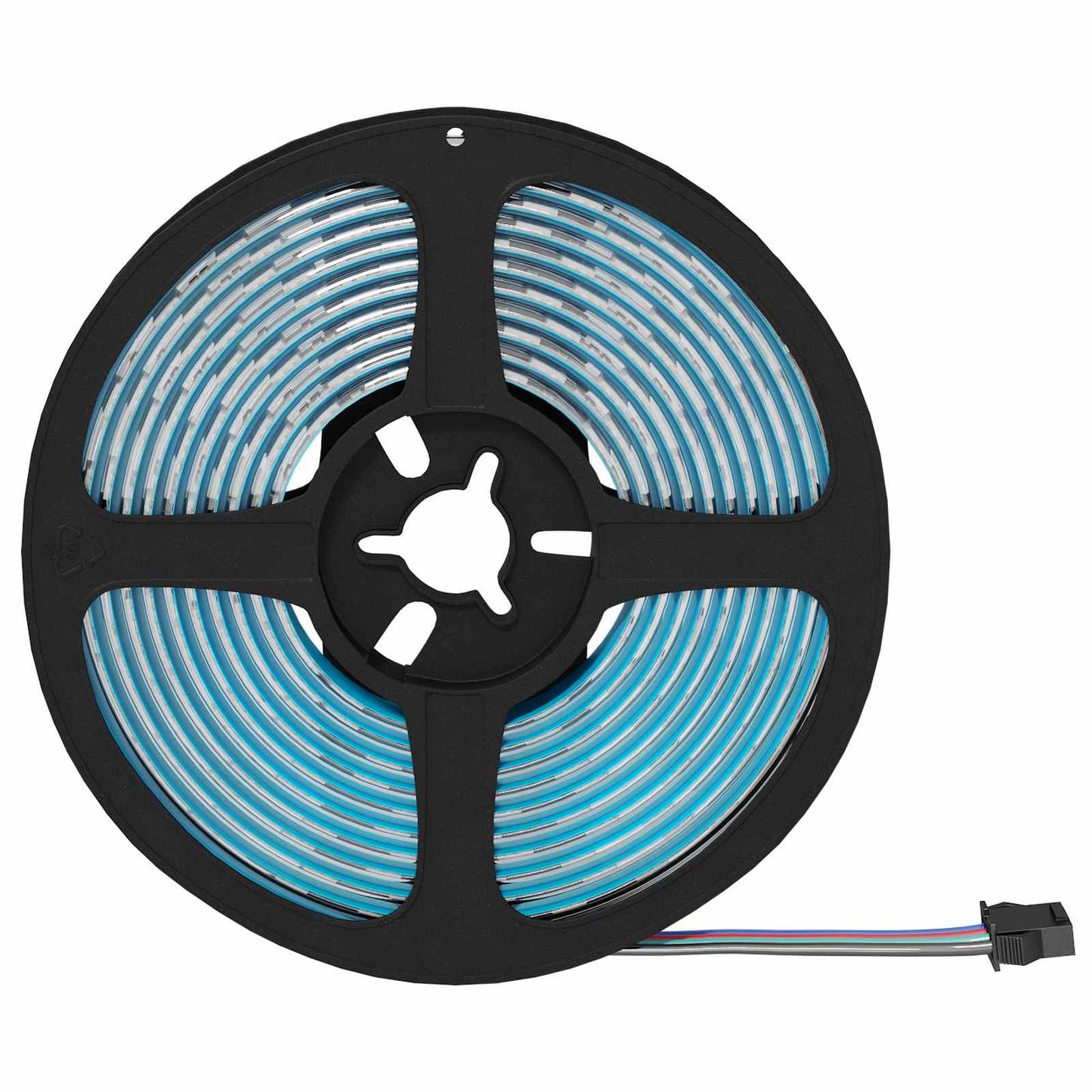 LED Stripe 12 pcs Svart og gjennomsiktig 3000 mm