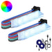 LED Stripe 2 pcs Svart og Hvit 1745 mm Kobber og plast