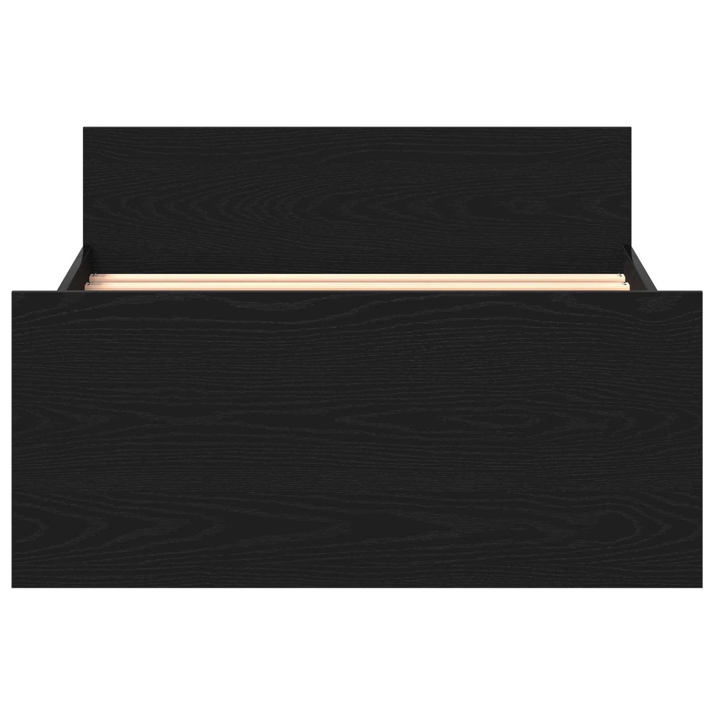 Sengestamme med hodegatt Svart eik 80 x 200 cm Konstruert tre