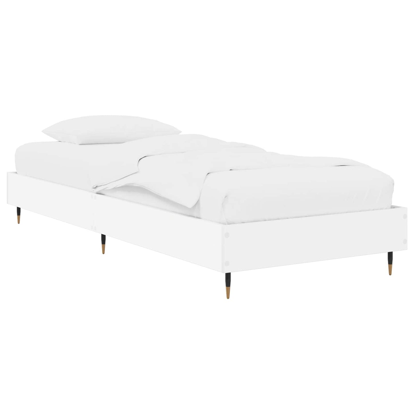 Sengestamme Hvit 80 x 200 cm Konstruert tre