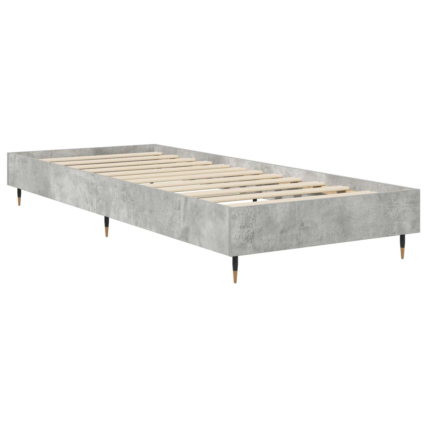 Sengestamme Betonggrå 80 x 200 cm Konstruert tre