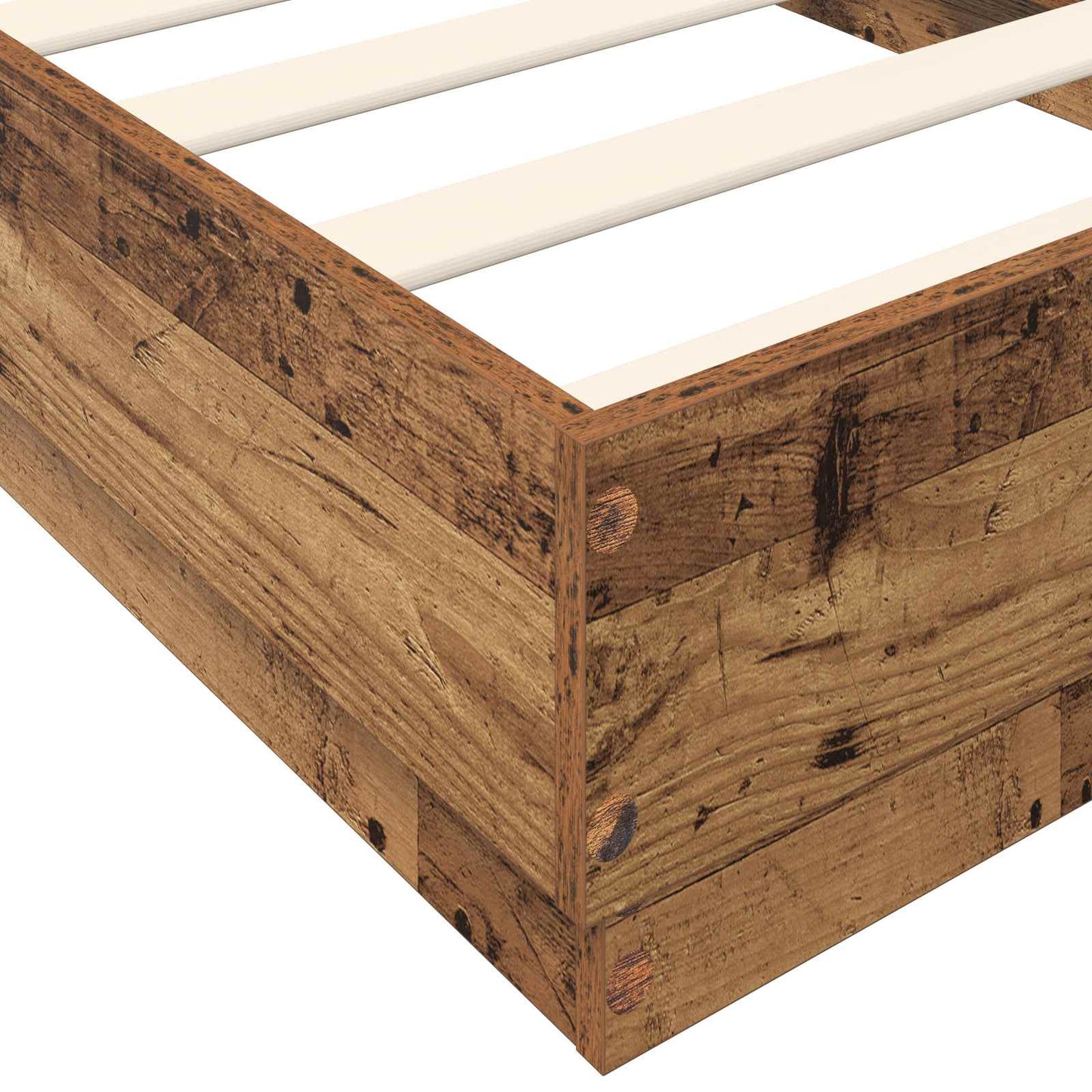 Gulvsengramme Gammelt tre 80 x 200 cm Konstruert tre