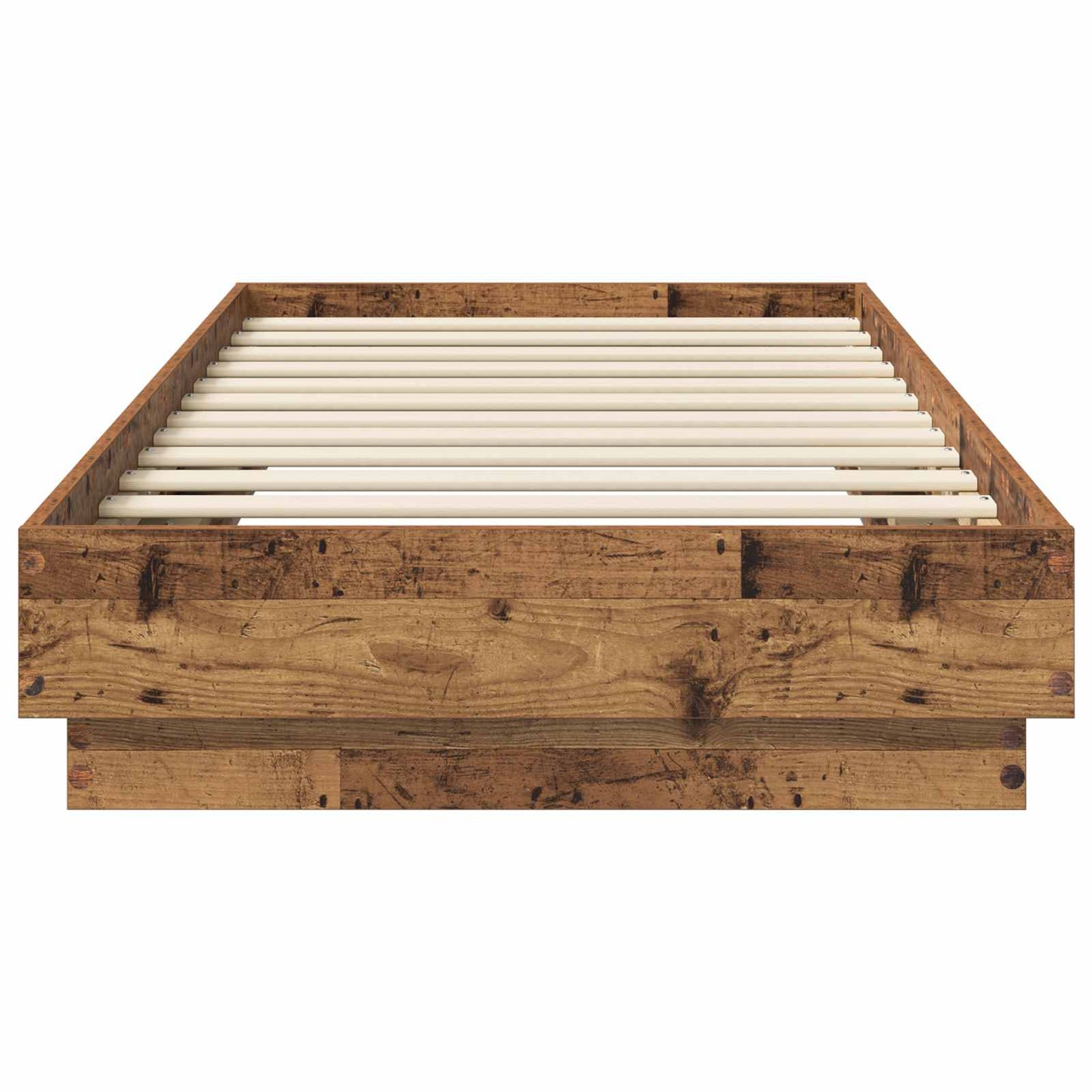 Gulvsengramme Gammelt tre 80 x 200 cm Konstruert tre