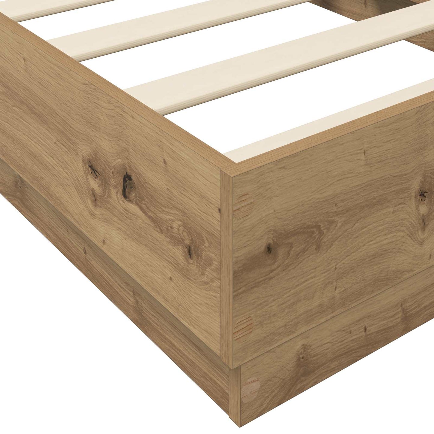 Gulvsengramme Artisan eik 80 x 200 cm Konstruert tre