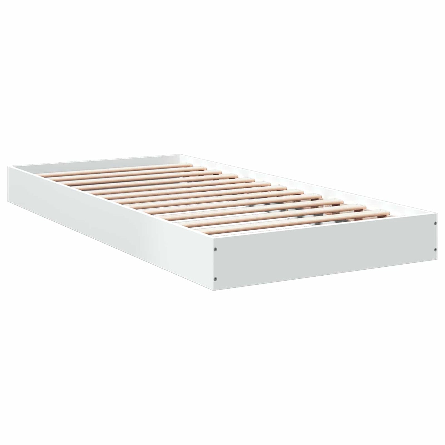 Gulvsengramme Hvit 80 x 200 cm Konstruert tre
